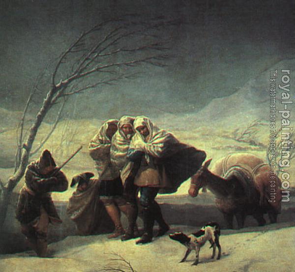 Francisco De Goya : Winter (The Snowstorm)